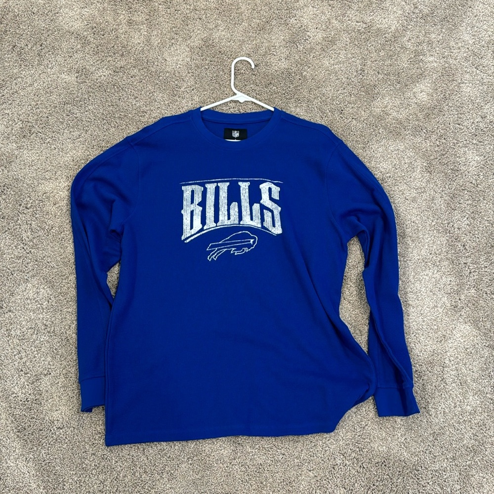 Blue Bufffalo Bills XL Thermal Longsleeve Shirt. NFL Darius Rucker Collab.